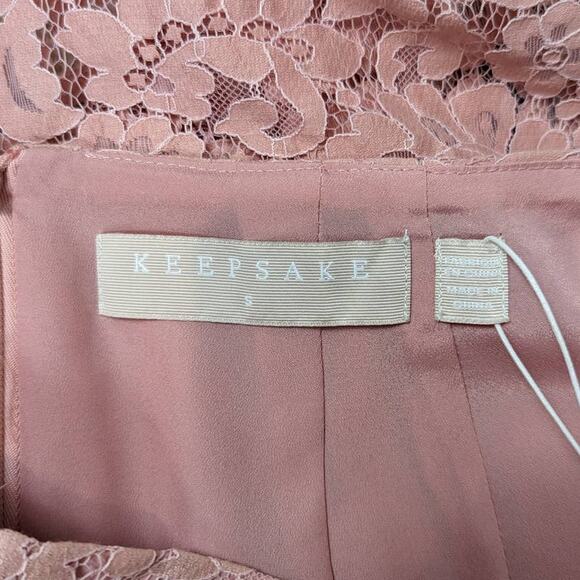 Keepsake The Label Bright Night Lace Pencil Skirt Rose Pink Size Small - Picture 7 of 9